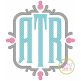 Mansion Large Monogram Embroidery Font | Machine Embroidery Designs by JuJu
