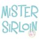 Mister Sirloin Embroidery Font | Machine Embroidery Designs by JuJu