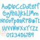 Monkey Tails Embroidery Font | Machine Embroidery Designs by JuJu