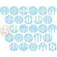 Natural Circle Sketch Embroidery Font | Machine Embroidery Designs by JuJu