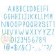 One More Night Embroidery Font | Machine Embroidery Designs by JuJu