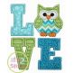 Owl LOVE Applique | Machine Embroidery Designs by JuJu