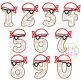Pirate Numbers Set Applique