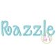Razzle Embroidery Font | Machine Embroidery Designs by JuJu