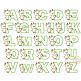 Reindeer Alphabet Set Applique | Machine Embroidery Designs by JuJu