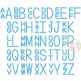 Stacked Sans Large Embroidery Monogram Font | Machine Embroidery Designs by JuJu