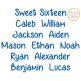 Sweet Sixteen Embroidery Font | Machine Embroidery Designs by JuJu