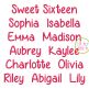 Sweet Sixteen Embroidery Font | Machine Embroidery Designs by JuJu