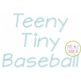 Teeny Tiny Baseball Embroidery Font | Machine Embroidery Designs by JuJu