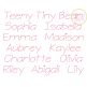 Teeny Tiny Bean Stitch Embroidery Font | Machine Embroidery Designs by JuJu