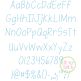 Teeny Tiny Narrow Bean Stitch Embroidery Font | Machine Embroidery Designs by JuJu