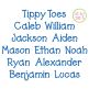 Tippy Toes Embroidery Font | Machine Embroidery Designs by JuJu