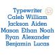 I2S Typewriter Embroidery Font | Machine Embroidery Designs by JuJu