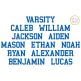 Varsity Embroidery Font | Machine Embroidery Designs by JuJu