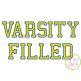 I2S Varsity Filled Embroidery Font | Machine Embroidery Designs by JuJu