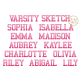 I2S Varsity Sketch Embroidery Font | Machine Embroidery Designs by JuJu