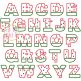 Watermelon Alphabet Applique Set | Machine Embroidery Designs by JuJu