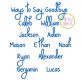 Ways to Say Goodbye Embroidery Font | Machine Embroidery Designs by JuJu