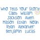 Who Tells Your Story Scratchy Embroidery Font | Machine Embroidery Designs by JuJu