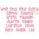 Who Tells Your Story Scratchy Embroidery Font | Machine Embroidery Designs by JuJu
