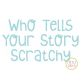 Who Tells Your Story Scratchy Embroidery Font | Machine Embroidery Designs by JuJu
