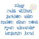 Ziggy Embroidery Font | Machine Embroidery Designs by JuJu