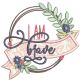I Am Wreaths Machine Embroidery Designs by JuJu