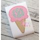 Ice Cream Cone Applique | Machine Embroidery Designs by JuJu