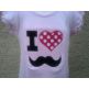 I Heart Mustache Applique | Machine Embroidery Designs by JuJu
