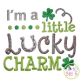 I'm a Little Lucky Charm Embroidery | Machine Embroidery Designs by JuJu