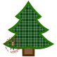 Christmas Tree | Machine Embroidery Designs by JuJu