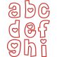 Heart Applique Font | Machine Embroidery Designs by JuJu