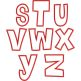 Heart Applique Font | Machine Embroidery Designs by JuJu