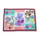 Valentine Animals Placemat | Machine Embroidery Designs by JuJu