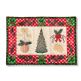 ITH Farmhouse Christmas Placemat | Machine Embroidery Designs by JuJu