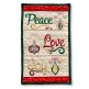 ITH Peace Love Joy Wall Hanging | Machine Embroidery Designs by JuJu