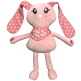 Cute Bunny Softie | Machine Embroidery Designs by JuJu