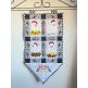ITH Classic Chickens Wall Hanging | Machine Embroidery Designs by JuJu