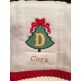 Embossed Christmas Tree Monogram Alphabet Machine Embroidery Designs by JuJu