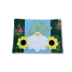 ITH Gnome Sunflower Mug Rug | Machine Embroidery Designs by JuJu