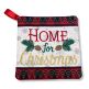 ITH Home For Christmas Pot Holder | Machine Embroidery Designs by JuJu