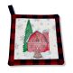 ITH Christmas Barn Pot Holder | Machine Embroidery Designs by JuJu