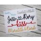 I Miss Your Kiss Embroidery Font | Machine Embroidery Designs by JuJu