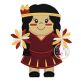 Indian Cheer Applique | Machine Embroidery Designs by JuJu