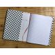Quilted Standard Composition Notebook Covers Set 2 | Machine Embroidery Designs by JuJu