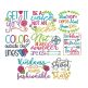 Inspired Sayings Set 2 Machine Embroidery Designs by JuJu
