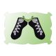 Irish Dance Shoes Snap Clip Mini