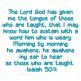 Isaiah 50:4