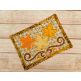 ITH Autumn Leaves Mug Rug | Machine Embroidery Designs by JuJu