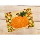 ITH Autumn Pumpkin Mug Rug | Machine Embroidery Designs by JuJu